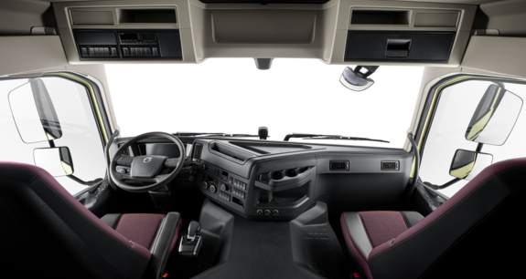 Interieur cabine Volvo FMX - Bluekens Truck en Bus
