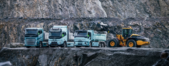 Volvo Trucks in construction 1