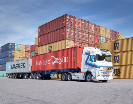 Volvo test in Zweden 74-tons elektrische truck