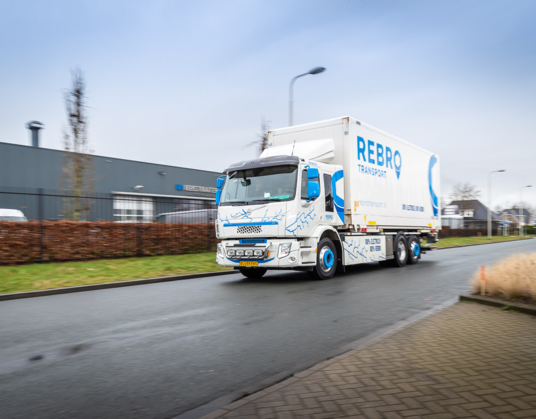 Volvo FE Electric voor Rebro Transport