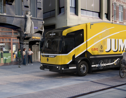 Test met nieuwe elektrische truck voor stadslogistiek