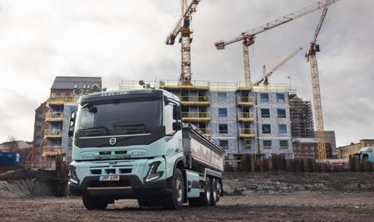 Volvo biedt elektrische trucks die geschikt zijn voor de bouwsector
