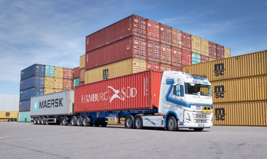 Volvo test in Zweden 74-tons elektrische truck