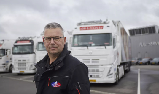 Brandstofverbruik bij Adri & Zoon steeds lager: “Het verbruik van de Volvo FH I-Save is echt heel goed”