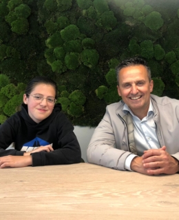 Frederieke (13) voor 1 dag ‘baas van Bluekens’