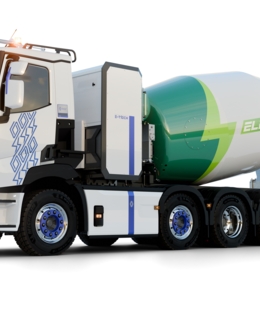 Nieuw: elektrische Renault Trucks E-Tech C 10x4 betonmixer