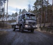 Volvo FL 4x4 front in het bos Volvo FL 4x4 front in het bos